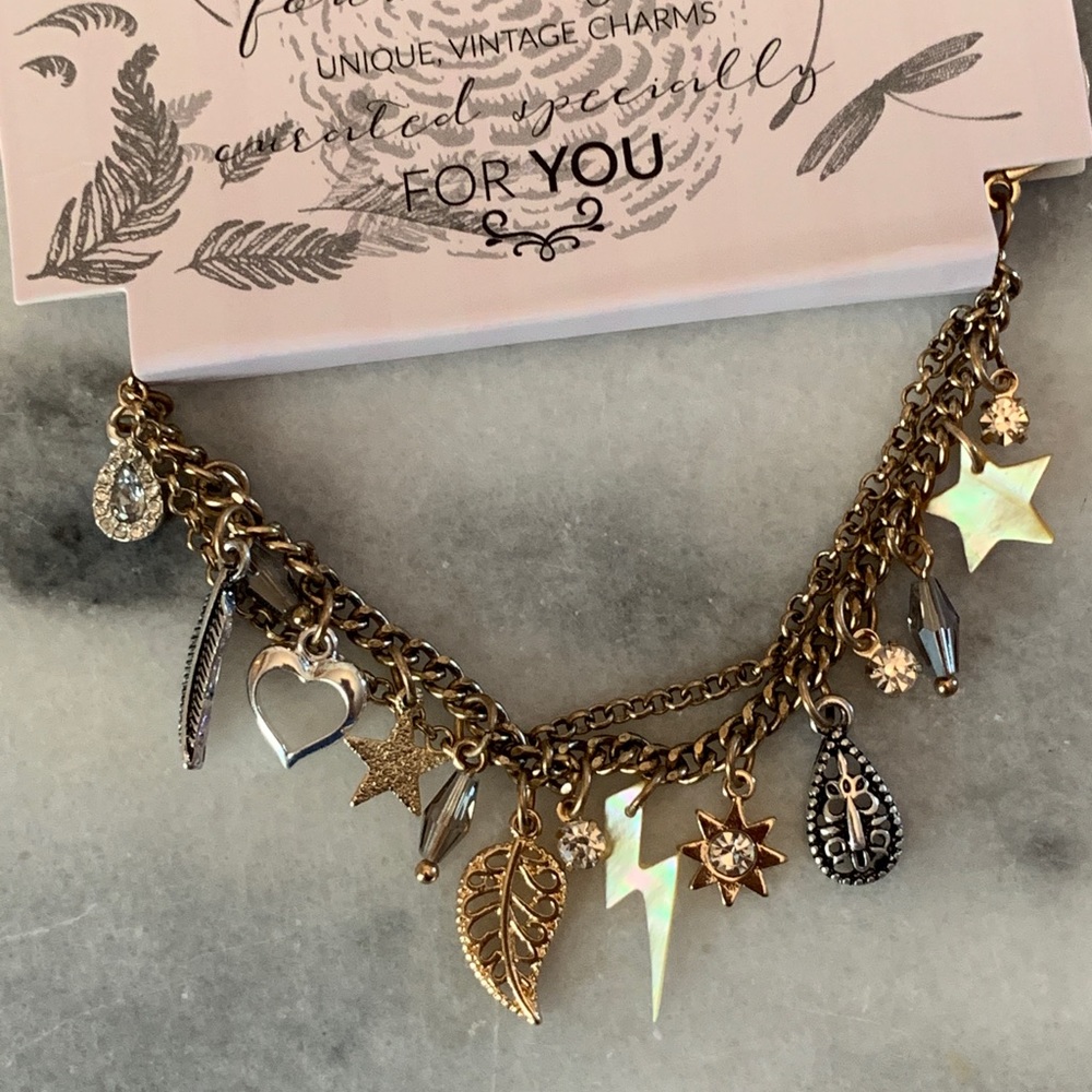 Bracelet with many charms